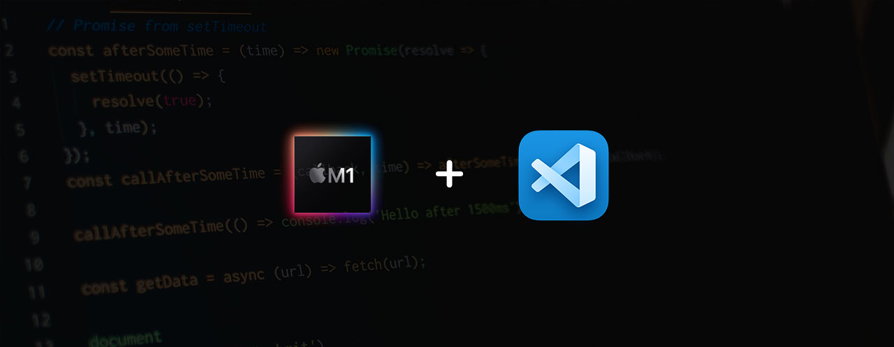visual studio code natively m1 macs
